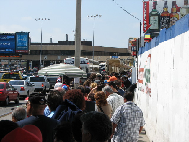 Queues at Tijuana